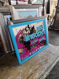 Specchio Vintage Disco Snoopy Anni '70 - Pop Art