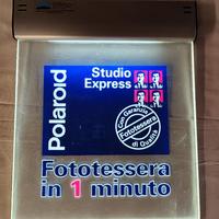 Insegna Pubblicitaria Luminosa Polaroid Fototesser