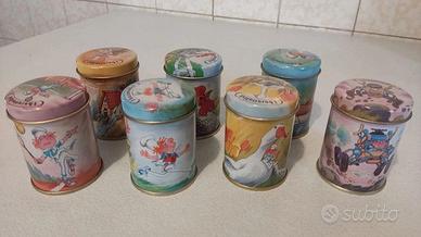 Barattolini Mulino Bianco - set di 7 barattolini