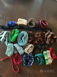 Bordi in lenci, lana e passamaneria