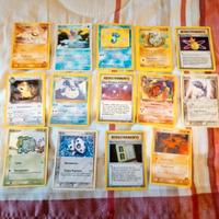 set 14 carte pokemon vintage