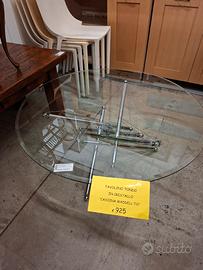 Tavolino tondo in cristallo CASSINA