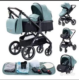 Passeggino Trio Nuovo pieghevole completo