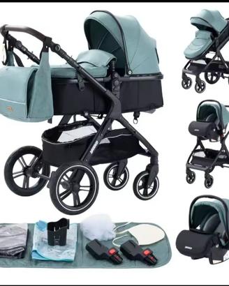 Passeggino Trio Nuovo pieghevole completo