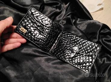 portafoglio uomo coccodrillo