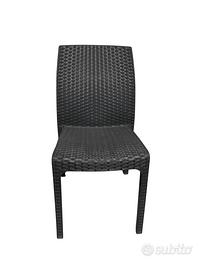 50 sedie resina effetto rattan PAPILLON