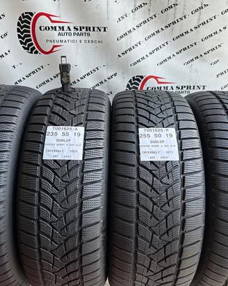 4 PNEUMATICI 235/55 255/50 R19 DUNLOP INVERNALI