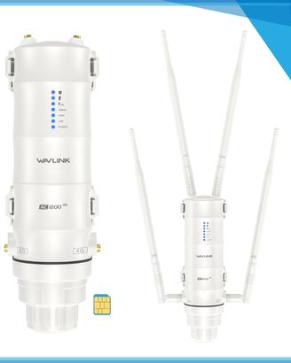 Ripetitore Wavlink, WiFi, 4G LT, Dual Band. Nuovo