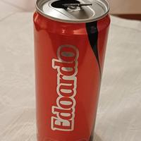 Lattina collezione Coca-Cola con nome “Edoardo”