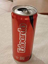 Lattina collezione Coca-Cola con nome “Edoardo”