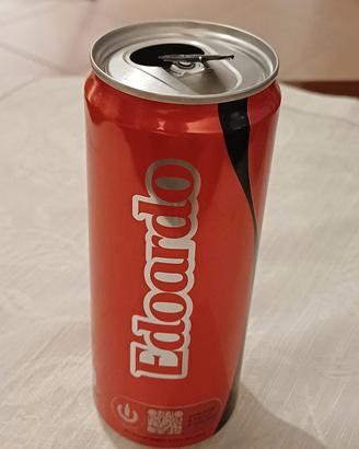 Lattina collezione Coca-Cola con nome “Edoardo”