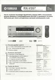 Sintoamplificatore Natural Sound YAMAHA RX-V357