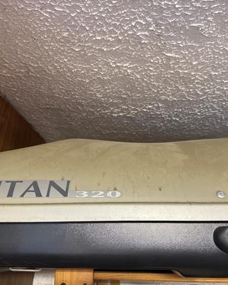 Baule portatutto da tetto TITAN 320 + 2 barre