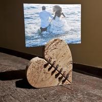 Cuore in Legno IV "Cucitura"