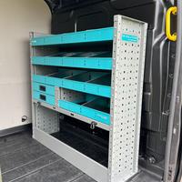 scaffalatura allestimento da furgone