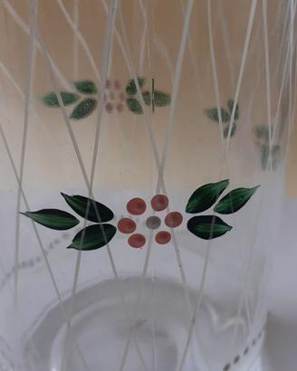 bottiglia vetro decorato