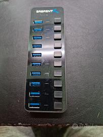 Sabrent HB-BU10 – Hub USB 10 porte come nuovo