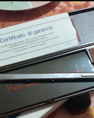 Penna aurora in argento massiccio 925!