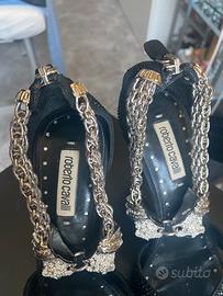 Sandali Roberto Cavalli Platform con pantere gioie