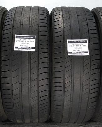 4 PNEUMATICI USATI 225/50R18 95V PRIMACY 3 MICHELI