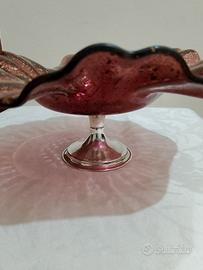 porta bon bon di Murano e argento!!