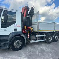 Iveco Stralis 360 ribaltabile e gru, ACCETTO PERMU