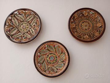 Piatti in ceramica di Giotto e Giannoni