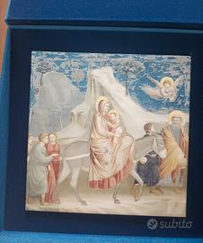 Formella in ceramica Cappella degli Scrovegni 