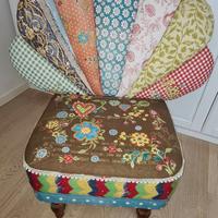 Poltrona patchwork da arredamento 