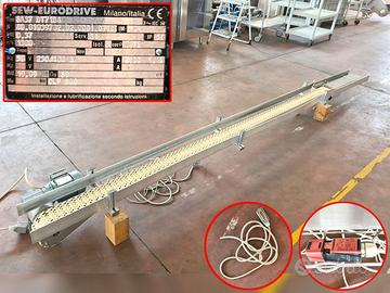 nastro trasportatore con passaggio uomo usato