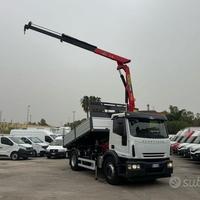Iveco eurocargo 180e25 gru+ ribaltabile
