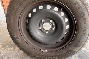 Set cerchio in ferro e gomme invernali Nissan Qash