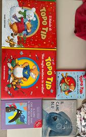 Libri topo tip lupetto e cane blu