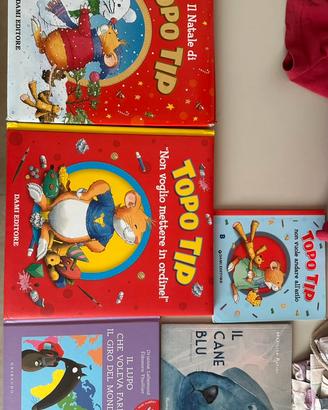 Libri topo tip lupetto e cane blu