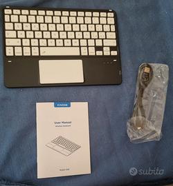 Tastiera Bluetooth Wireless con Touchpad