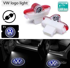 2 Proiettori LED logo luci sportello VW Polo 4 IV