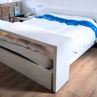 IKEA MALM Struttura Letto Bianco
