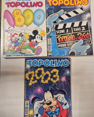 Topolino n. 1800 - n. 2458 - n. 2600