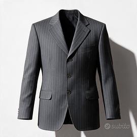 Abito uomo Pal Zileri gessato grigio 48 