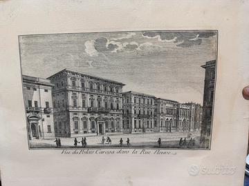 Incisione all’acquaforte del XVIII secolo