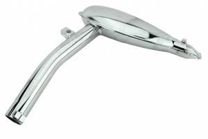 Scarico cromato a pesce Vespa 125 VM VN VL VB1