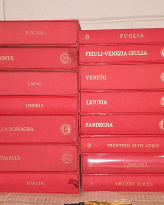 GUIDE ROSSE TOURING CLUB ITALIANO ANNI VARI REGION