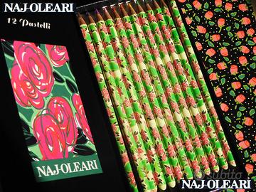 NAJ OLEARI VINTAGE Pastelli Quaderno Rilegato NEW