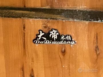 vasca da bagno in legno  massello di qualità