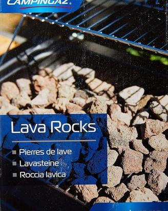 Carboni di pietra lavica per BBQ