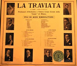 LA TRAVIATA-OP. COMPLETA 15 DISCHI COLUMBIA 1929
