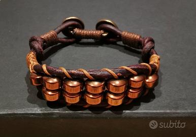 BRACCIALETTO ARTIGIANALE CUOIO