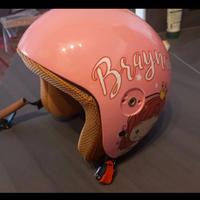 Casco moto bambina
