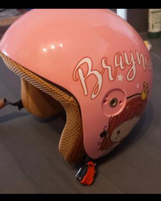 Casco moto bambina