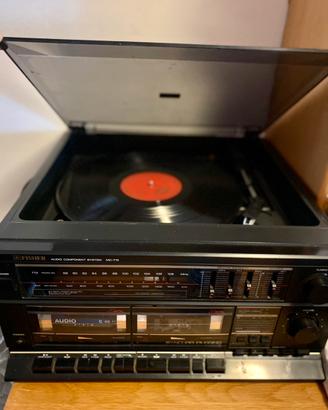 impianto stereo vintage FISHER MC-F10 anni '80